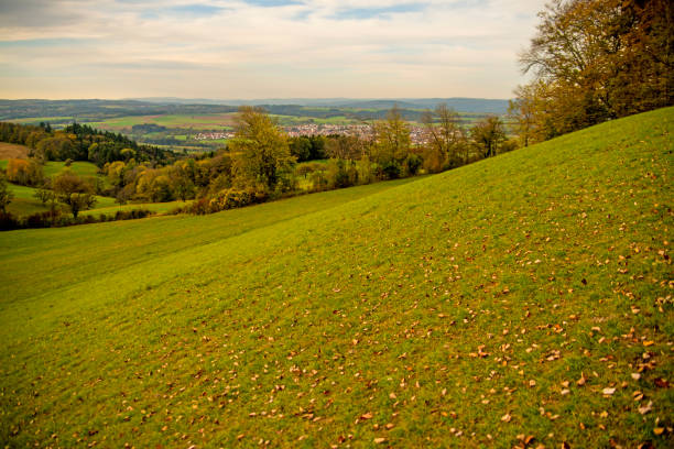 Panoramic view to the west of Germany