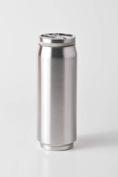 istock Stainless Steel Thermos, Coffee Mug on White Background 1187057132