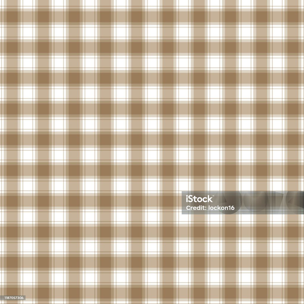 Brown Check Backround Checkered Brown And White Check Pattern Background Vector Illustration ...