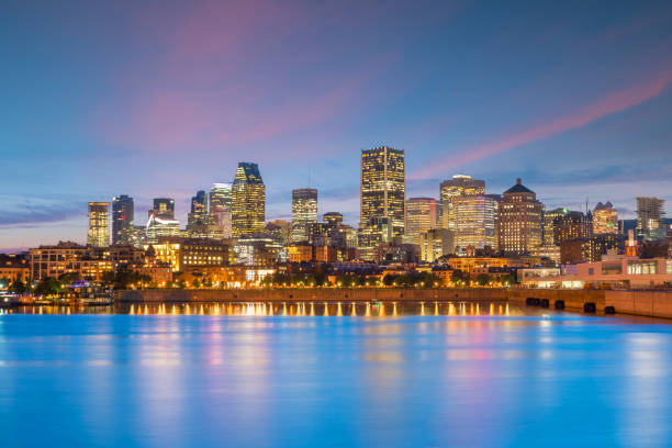 istock Downtown Montreal skyline at sunset 1187060705