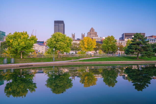 istock Old town Montreal in the morning, Canada 1187060740