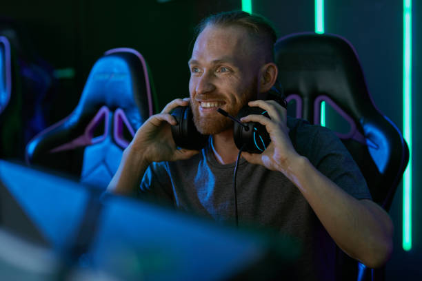 Man enjoying his victory