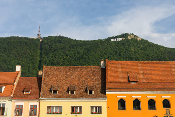 istock Medieval buildings in Brasov 1187064862