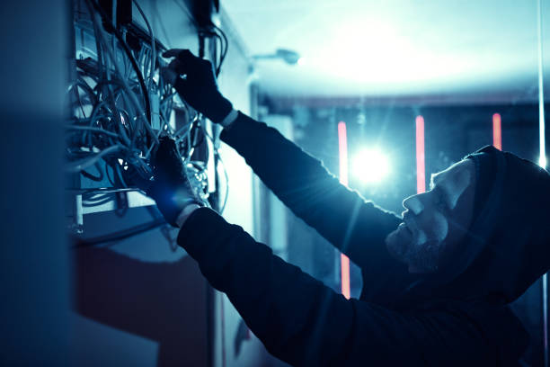 istock Man repairing the electricity system 1187065044