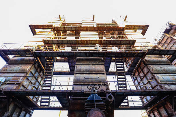 istock The old factory and equipment 1187072132