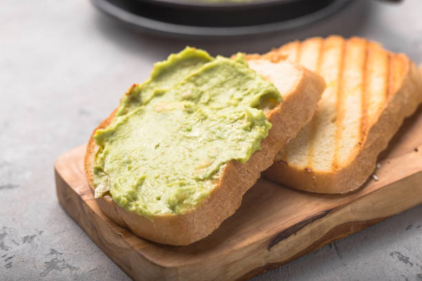 istock Veggie sandwiches made with  bread, avocado chickpeas hummus 1187077169