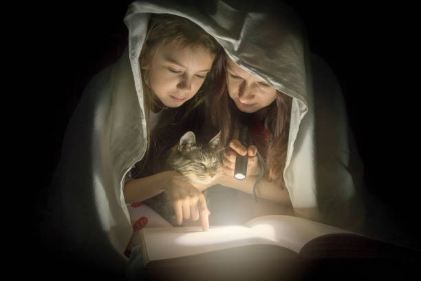 istock A girl with her mother reading a book. 1187087352