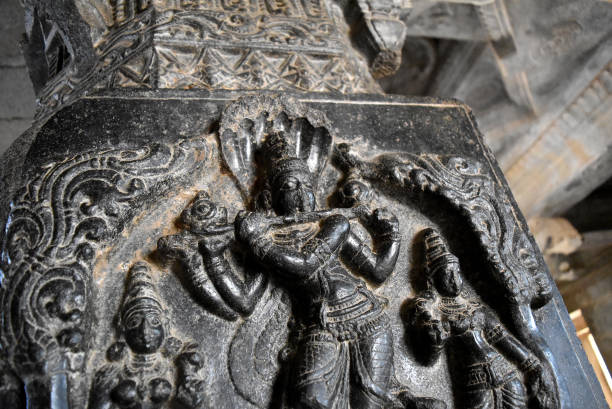 istock Hazara Rama temple pillar, Hampi 1187091448