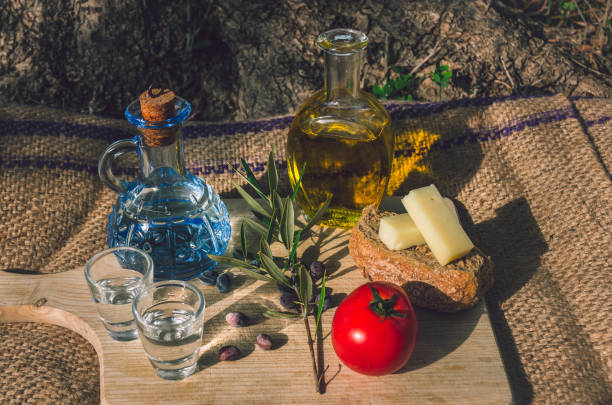 istock Traditional snacks from Cretan gastronomy 1187100008