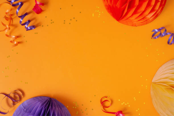 Vibrant colourful background with festive decoration