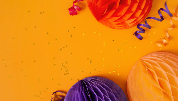 istock Vibrant colourful banner with festive decoration 1187105144