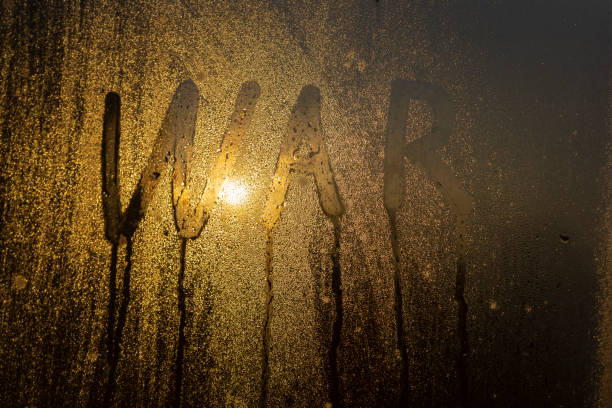 istock Inscription love on glass 1187106808