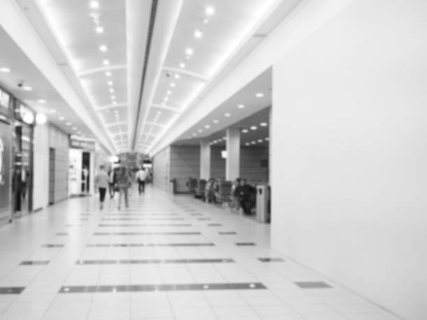 istock Abstract Defocused Blurred Background Blur Image Of corridor 1187107201