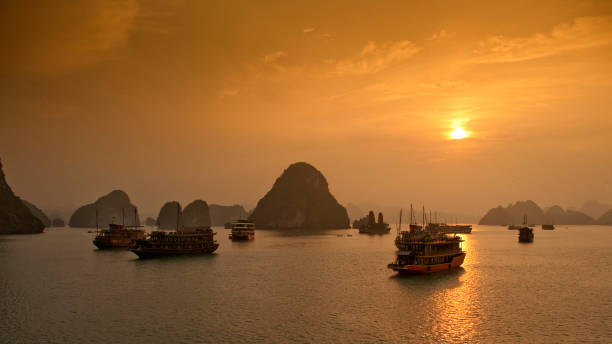 istock Ha Long Bay at dusk, Vietnam 1187108741