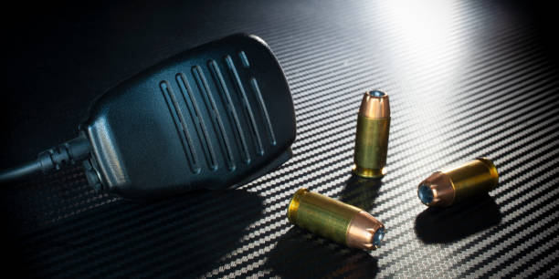 istock Ammo and police radio mike 1187117902
