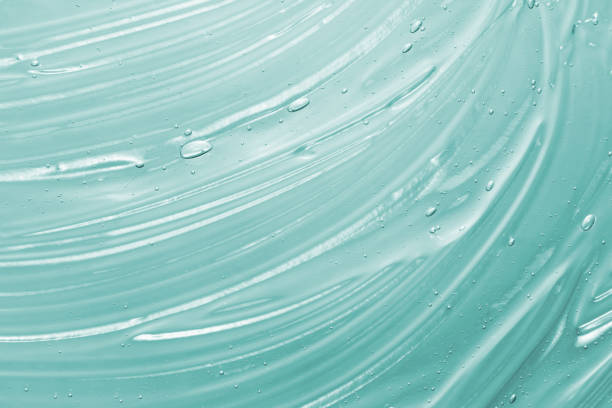 istock Blue cosmetic gel background 1187121527
