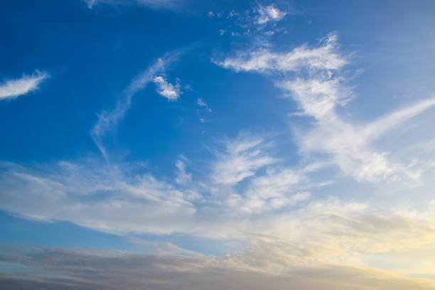 istock Blue Sky background with White Clouds Sunset and Sunrise 1187122800