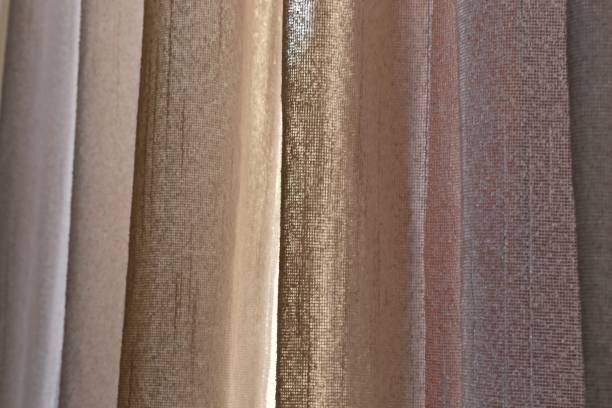 istock Texture of light and fabric with strips 1187127681