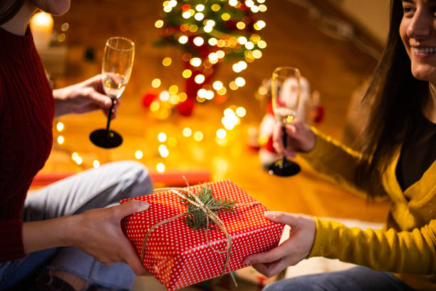 istock Cheers! It is Christmas time 1187135066