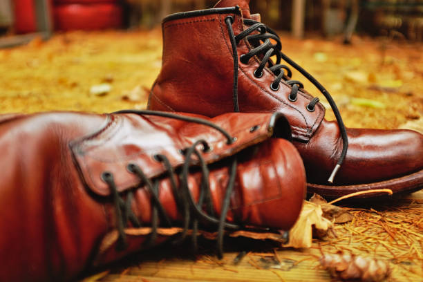 istock old but well kept brown leather boots 1187135429