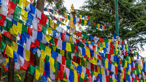 istock Prayer flags at Dharamsala, India 1187136847