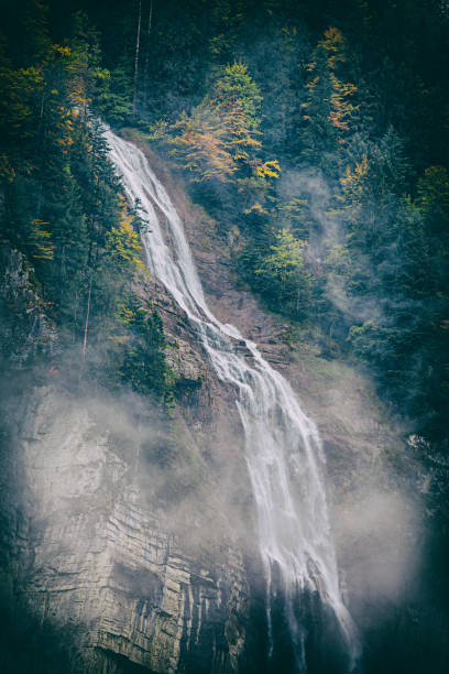 istock Waterfall in swiss Alps 1187140907