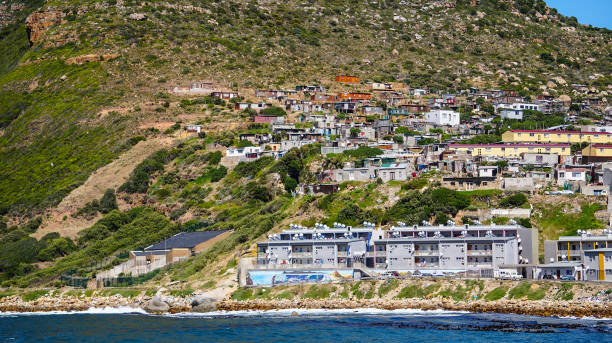 istock South Africa township landscape next to False bay abd mountain 1187142459