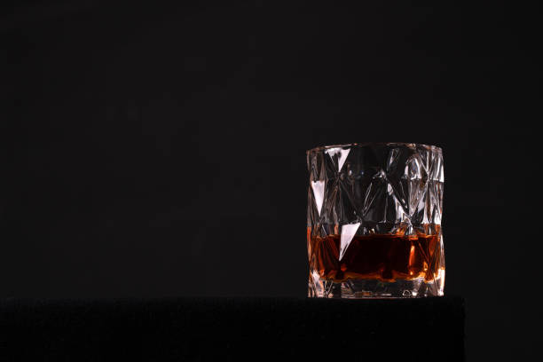 istock Bourbon in glass, american corn whiskey 1187143442