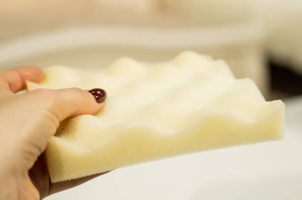 Mattress filler. Background of Mattress filler.