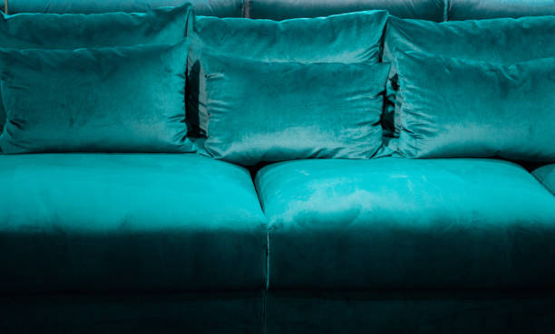istock Minimal modern comfortable sofa. Exhibition of sofas and furniture. 1187144237