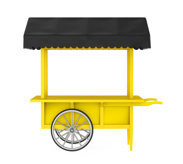 istock Food Cart Isolated 1187144303
