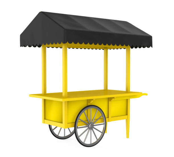 istock Food Cart Isolated 1187144836