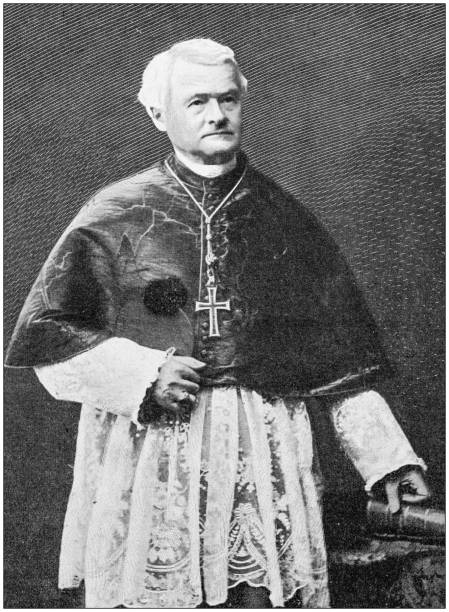 Antique photo: Clergy Antique photo: Clergy priest photos stock illustrations