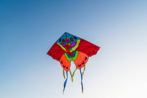 istock Kite flying in the blue sky 1187146595