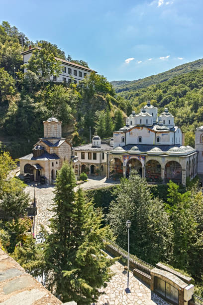 Medieval Monastery St. Joachim of Osogovo, North Macedonia stock photo