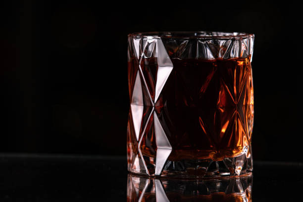 istock Bourbon in glass, american corn whiskey 1187149794