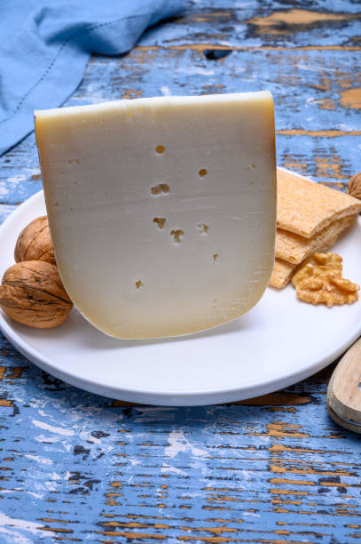 istock Cheese collection, Dutch hard white goat cheese 1187150141