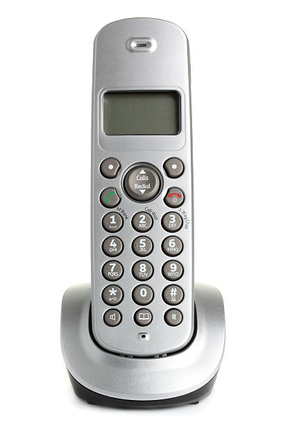 teléfono. - cordless phone telephone landline phone telephone receiver fotografías e imágenes de stock