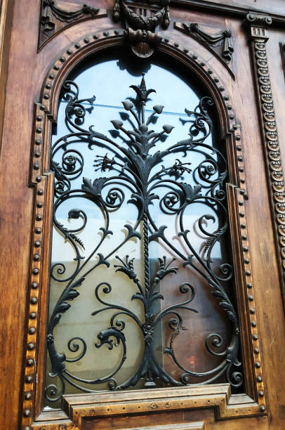 istock Old Tbilisi architecture, doors and exterior decor 1187152923