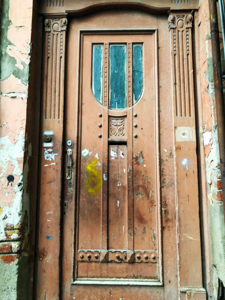 istock Old Tbilisi architecture, doors and exterior decor 1187153771