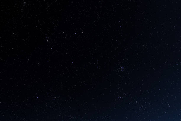 istock Night sky with stars and galaxy in outer space, universe dark background 1187156578