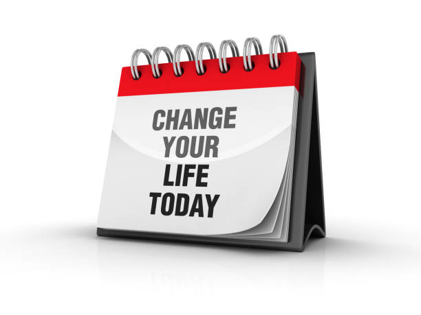 istock CHANGE YOUR LIFE TODAY Calendar - 3D Rendering 1187157700