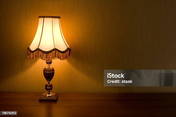 Lamp Stock Photo - Download Image Now - Black Color, Brown, Color Image