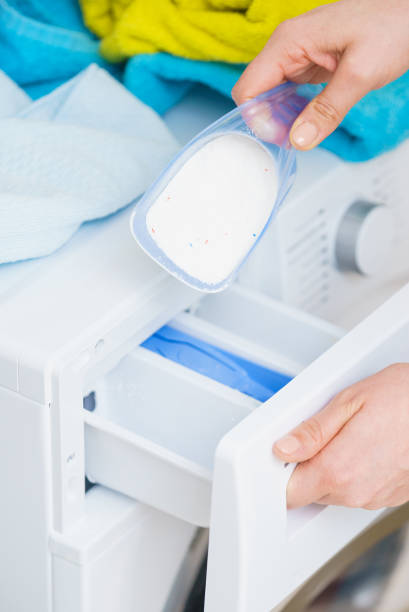 istock Laundry washing powder detergent 1187163187