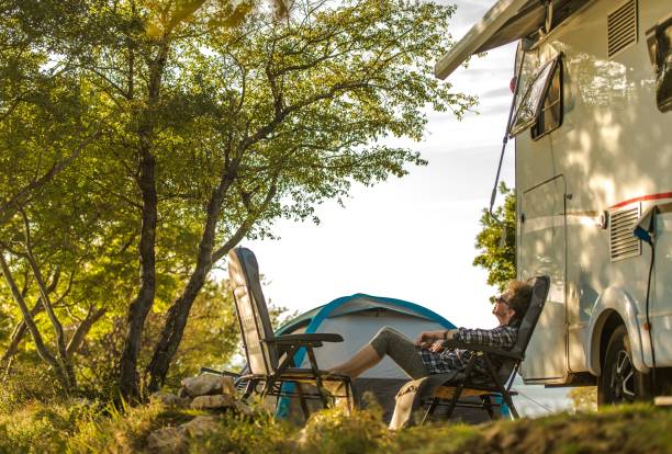 istock Relaxing RV Road Trip 1187163337