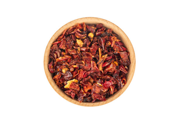istock Pieces dry pepper in bowl 1187189144