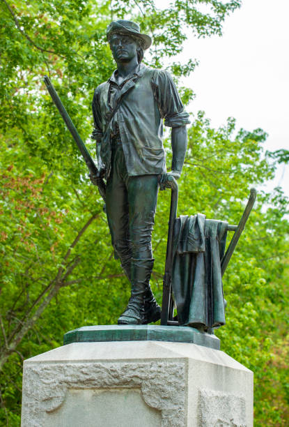 istock Minute Man Statue In Lexington, Massachusetts 1187192450