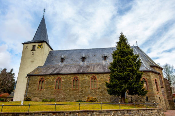 istock Church of St. Martin in Meyerode, Belgium 1187193006