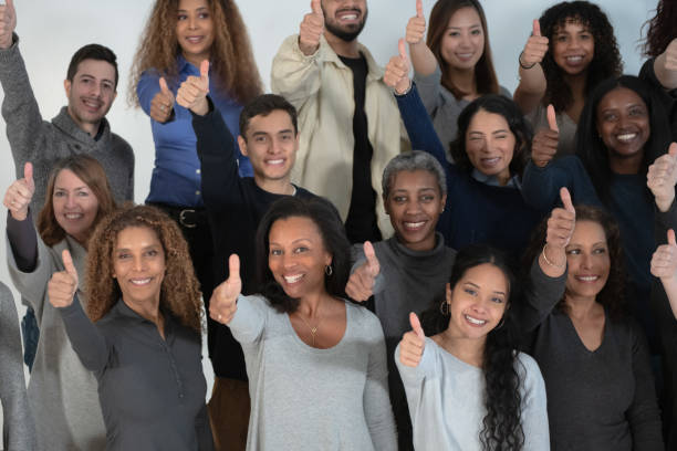 istock Multi-Ethnic Group Thumbs Up stock photo 1187193275