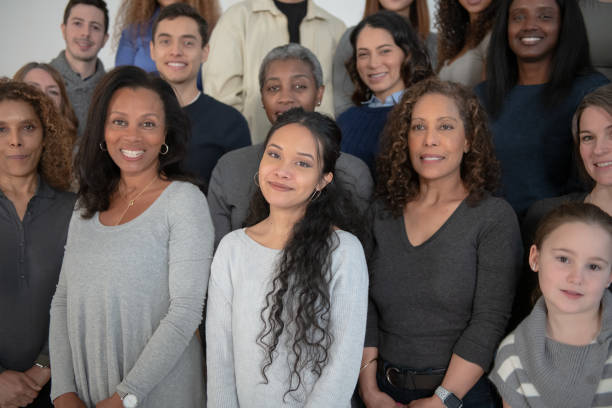 istock Multi-Ethnic Large Group Portrait stock photo 1187193288